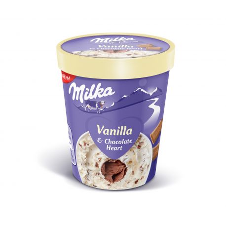 TUB MILKA VAINILLA Y CHOCOLATE