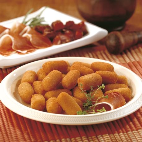 MINI CROQUETAS CASERAS JAMÓN
